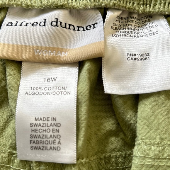 🔴Alfred Dunner Seafoam Pull On Crop Pants - Picture 4 of 10